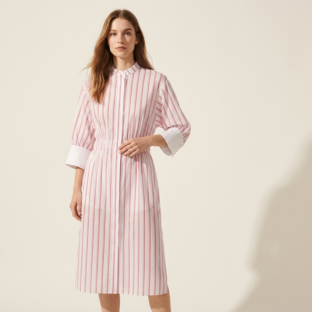 The Riviera Shirt Dress - Italian Cotton Voile